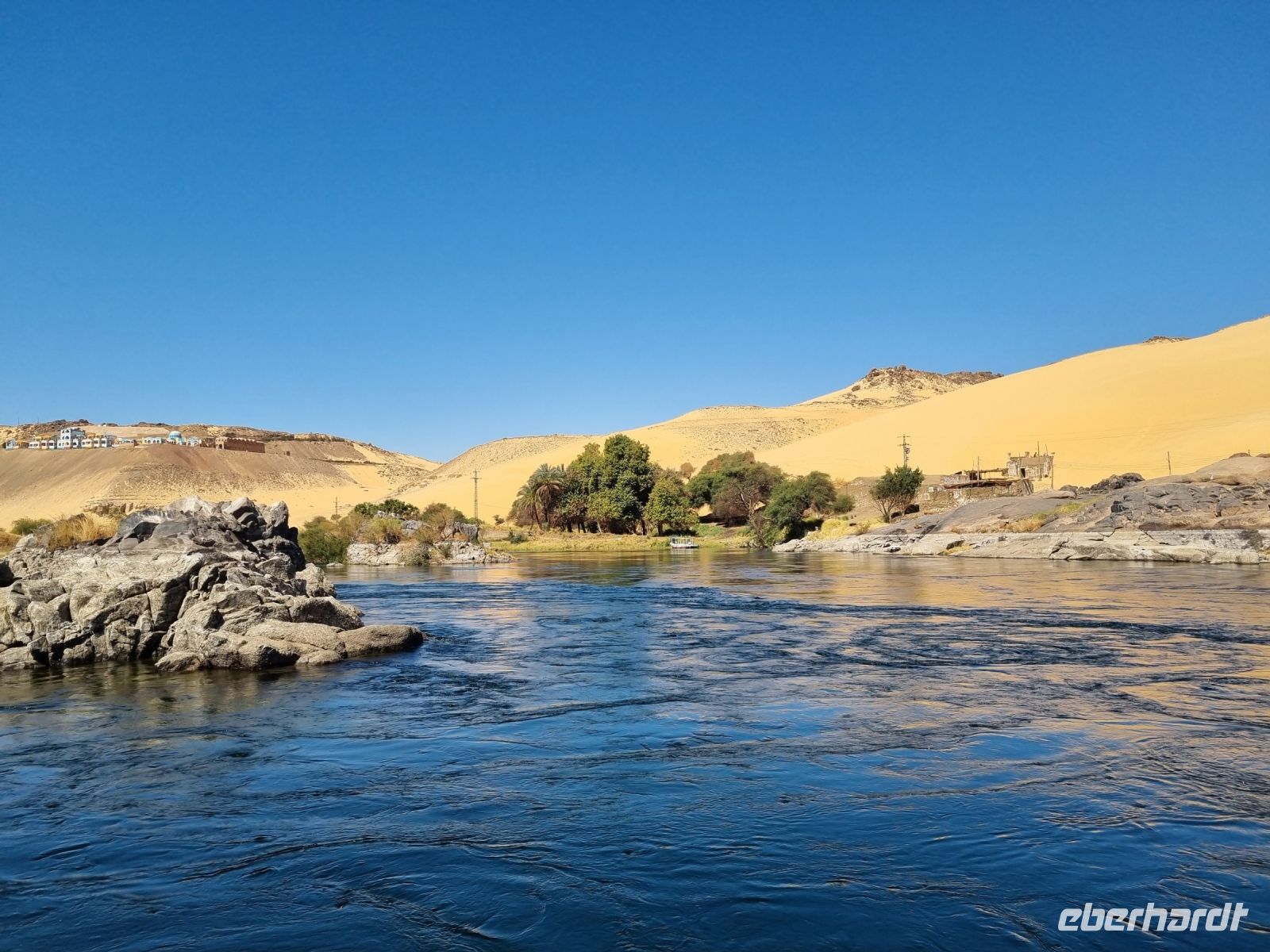Motorbootsfahrt zum Nubischen Dorf Nagaa Al Mahata... (Salouga und Ghazal Naturschutzgebiet)