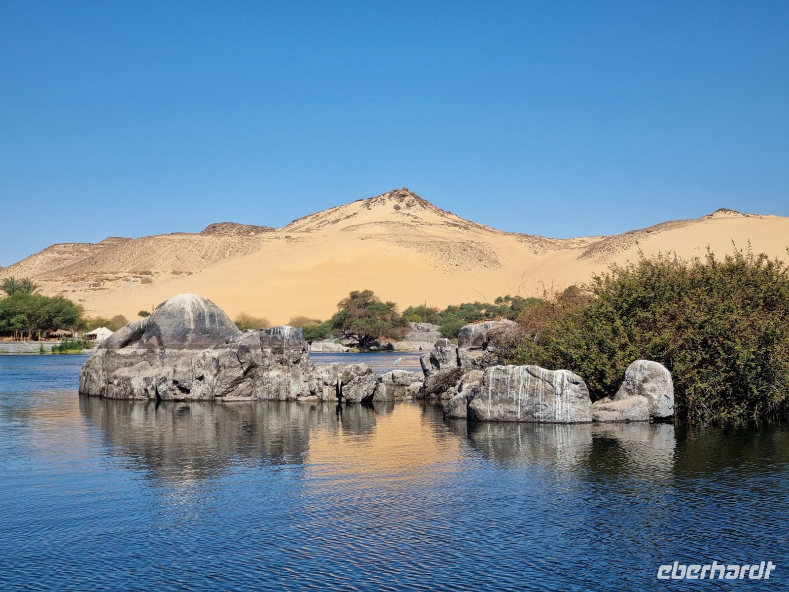 Motorbootsfahrt zum Nubischen Dorf Nagaa Al Mahata... (Salouga und Ghazal Naturschutzgebiet)