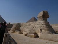 Der Sphinx in Kairo, Ägypten