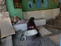 Fladenbrot backen - Mittagessen