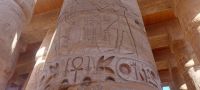 134 Säulen im Säulensaal Karnak Tempel