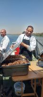 Mittagessen MS Nile Style, Barbecue, Sonnendeck