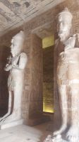 Abu Simbel Tempel Ramses II, innen, Ägypten