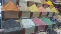 Gewürze in Assuan auf dem Markt, Ägypten