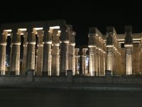 Luxor Tempel am Abend, Ägypten
