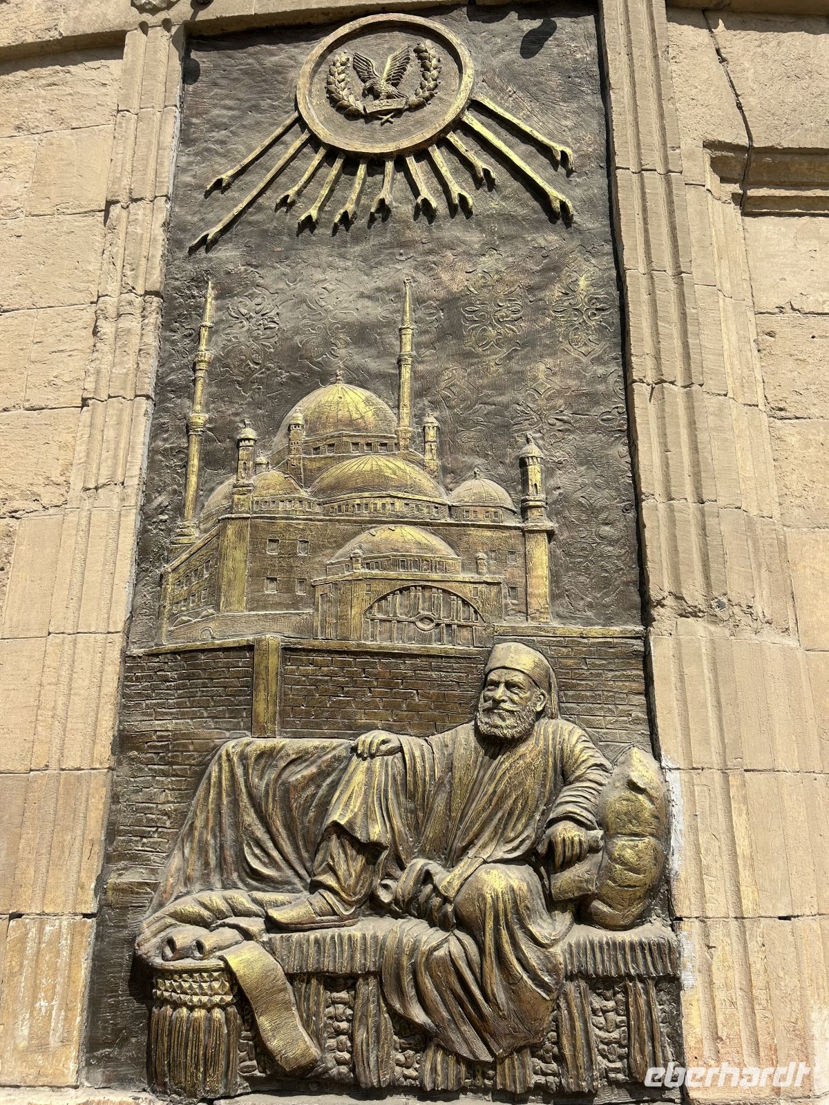 Burganlage mit schönen Relief