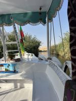 Fahrt mit dem Motorboot auf dem Nil 