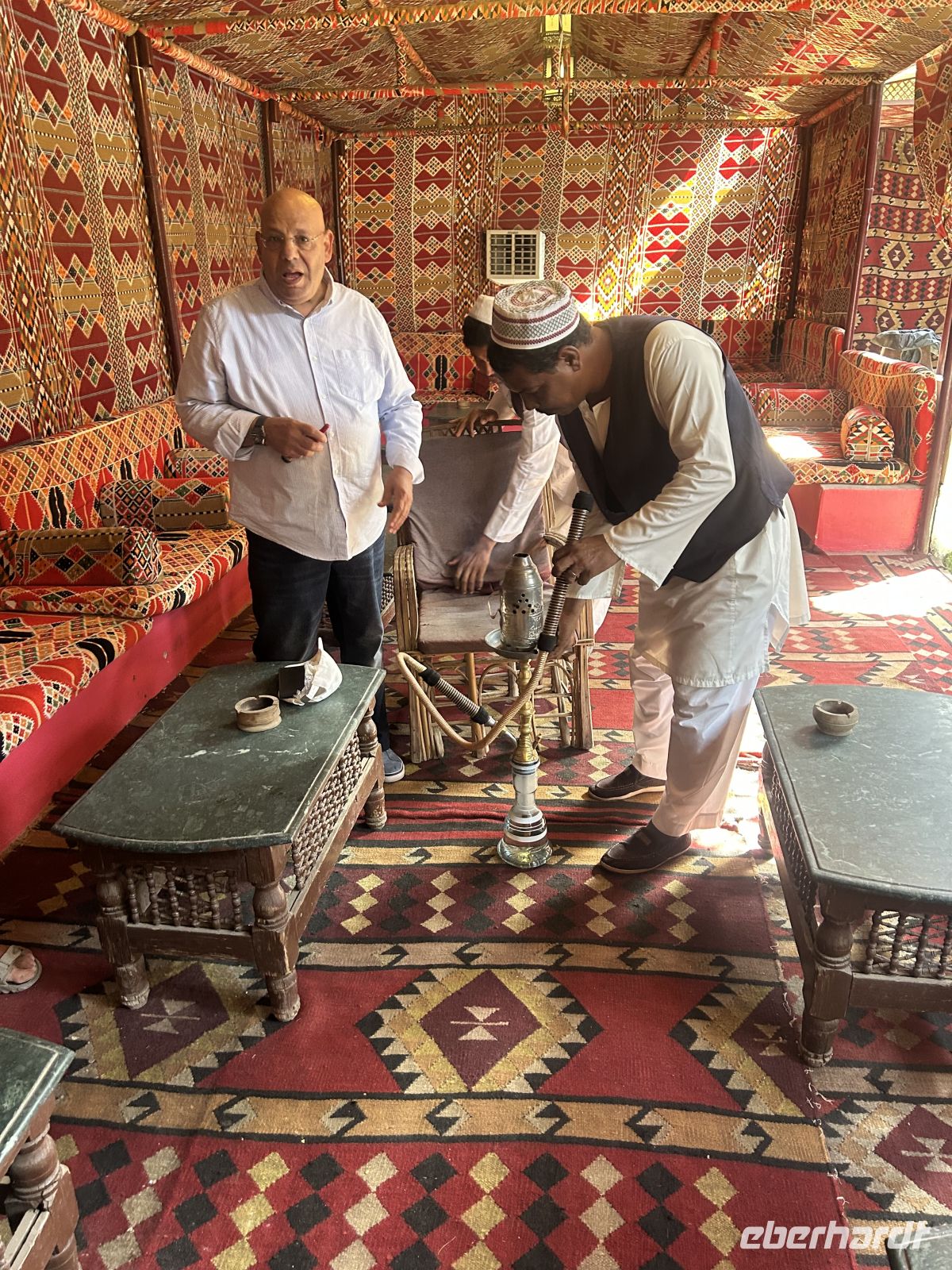 Teatime in Nubischen Zelt 