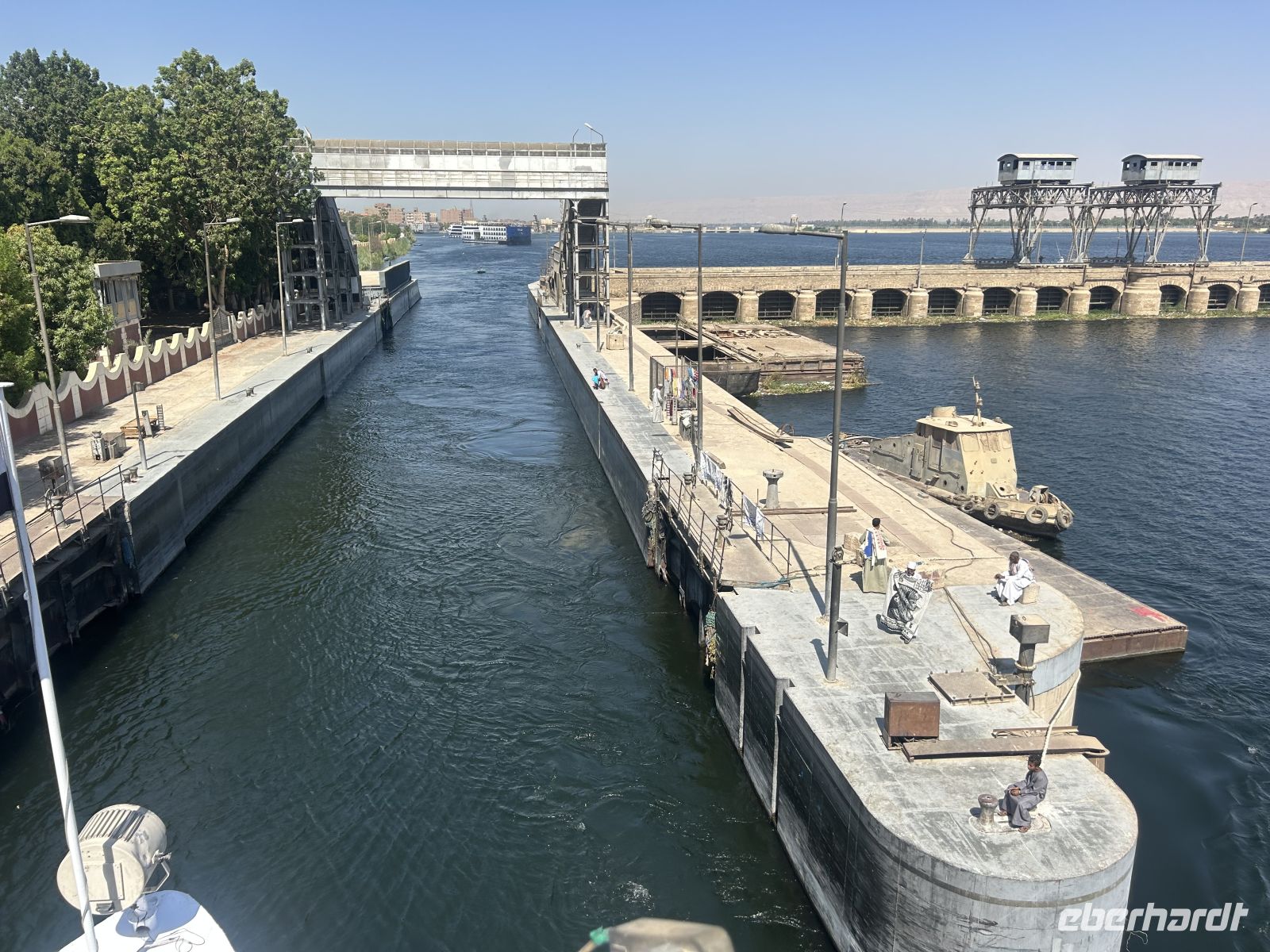 Schleuse in Esna