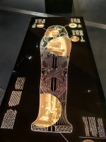 Erklärung des Mumifizierungsprozesses im Neuen Ägyptischen Museum in Kairo