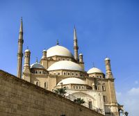 Auf dem Zitadellenhügel in Kairo befindet sich die Alabastermoschee