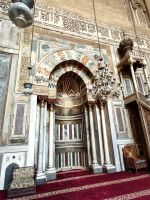 Gebetsnische der Sultan Hasan Moschee in der Altstadt von Kairo