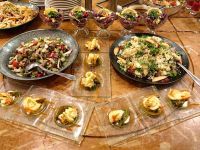 Abendessen im Hotel Hilton Pyramids Golf