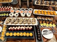 Die Nachspeisen sind ein Augenschmaus