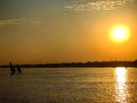 Sonnenuntergang am Nil