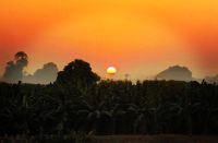 Die Sonnenuntergänge am Nil sind magisch und unvergeßlich