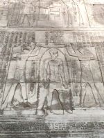 Rituelle Reinigungshandlung, Relief im Tempel von Kom Ombo