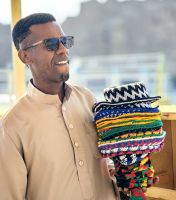 Nubischer Hutverkäufer