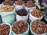 Datteln auf dem Gewürzmarkt in Assuan