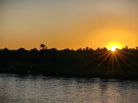 Einfach zu schön, Sonnenuntergänge am Nil