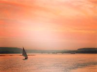 Wie ein Gemälde sind die Abende am Nil