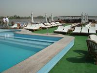 Sonnendeck auf der Mirage