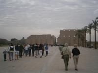 Auf dem Weg zum Karnak Tempel