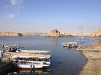 Ankunft am Tempel von Philae