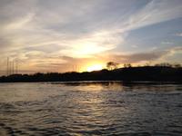 Rückfahrt mit dem Motorboot