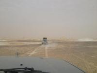 Wir fahren in die Weiße Wüste