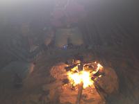 Und machen ein tolles Lagerfeuer