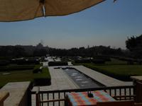 Blicj auf Kairo vom Restaurant aus