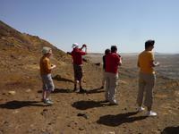 ein heißer Wind bläst uns um die Nase