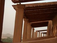 Abendstimmung im Hotel Badawiya in Dakhla
