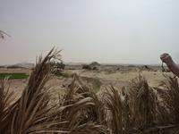 Blick auf das alte Römer-Castell Labakha