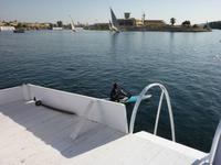 Ausflug mit dem Boot zum Nubischen Dorf