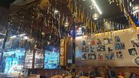 Café auf dem Basar in Luxor im Ramadan, Ägypten