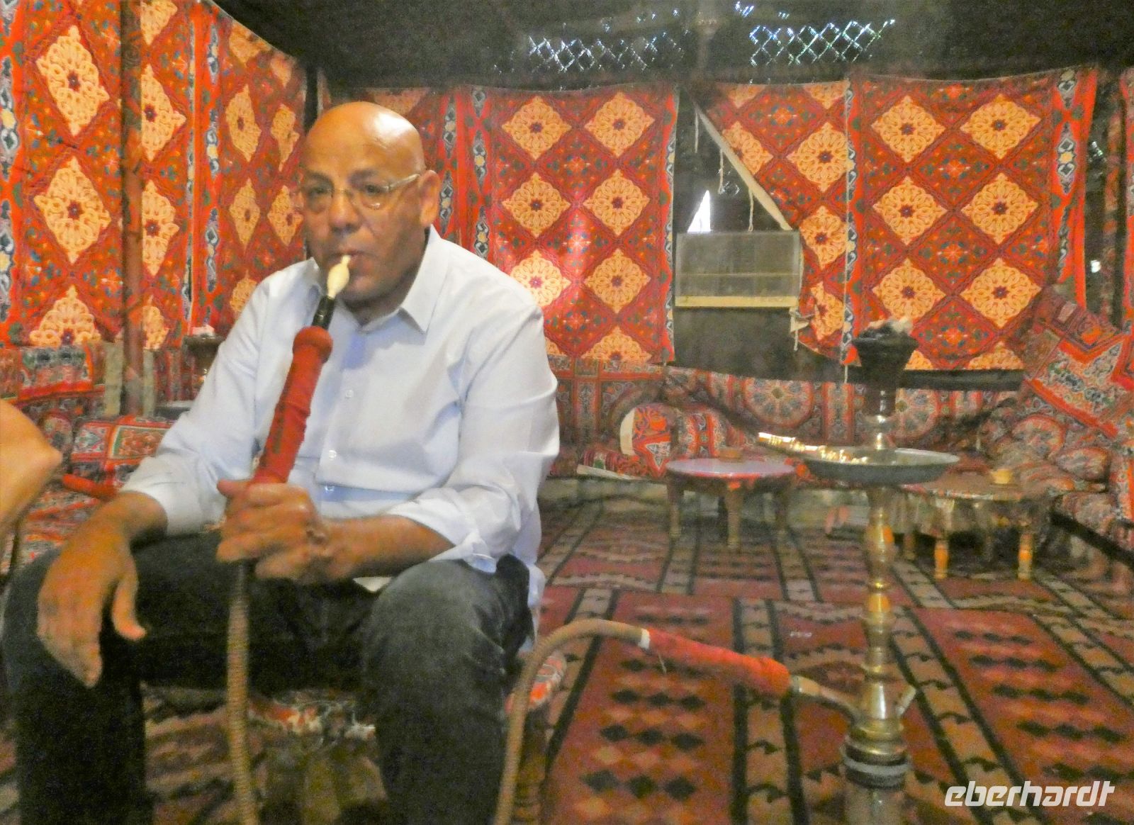 Essam im Kaffee