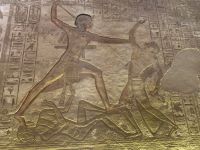 Relief im Tempel Abu Simbel