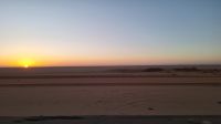 Sonnenaufgang in der nubischen Wüste