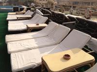 Sonnendeck der MS Mirage