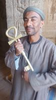 Tempelwächter Abu Simbel, Lebensschlüssel, Ägypten Foto: Anette Rietz