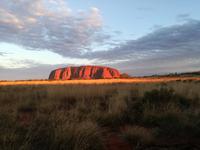 Australien Sonnenuntergang Ayers Rock