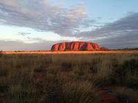 Australien Sonnenuntergang Ayers Rock