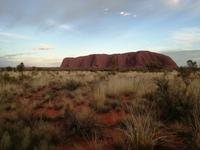 Australien Sonnenuntergang Ayers Rock