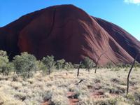 Australien Spaziergang Ayers Rock