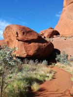 Australien Spaziergang Ayers Rock