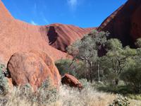 Australien Spaziergang Ayers Rock