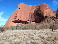 Australien Spaziergang Ayers Rock