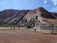 Australien Spaziergang Ayers Rock